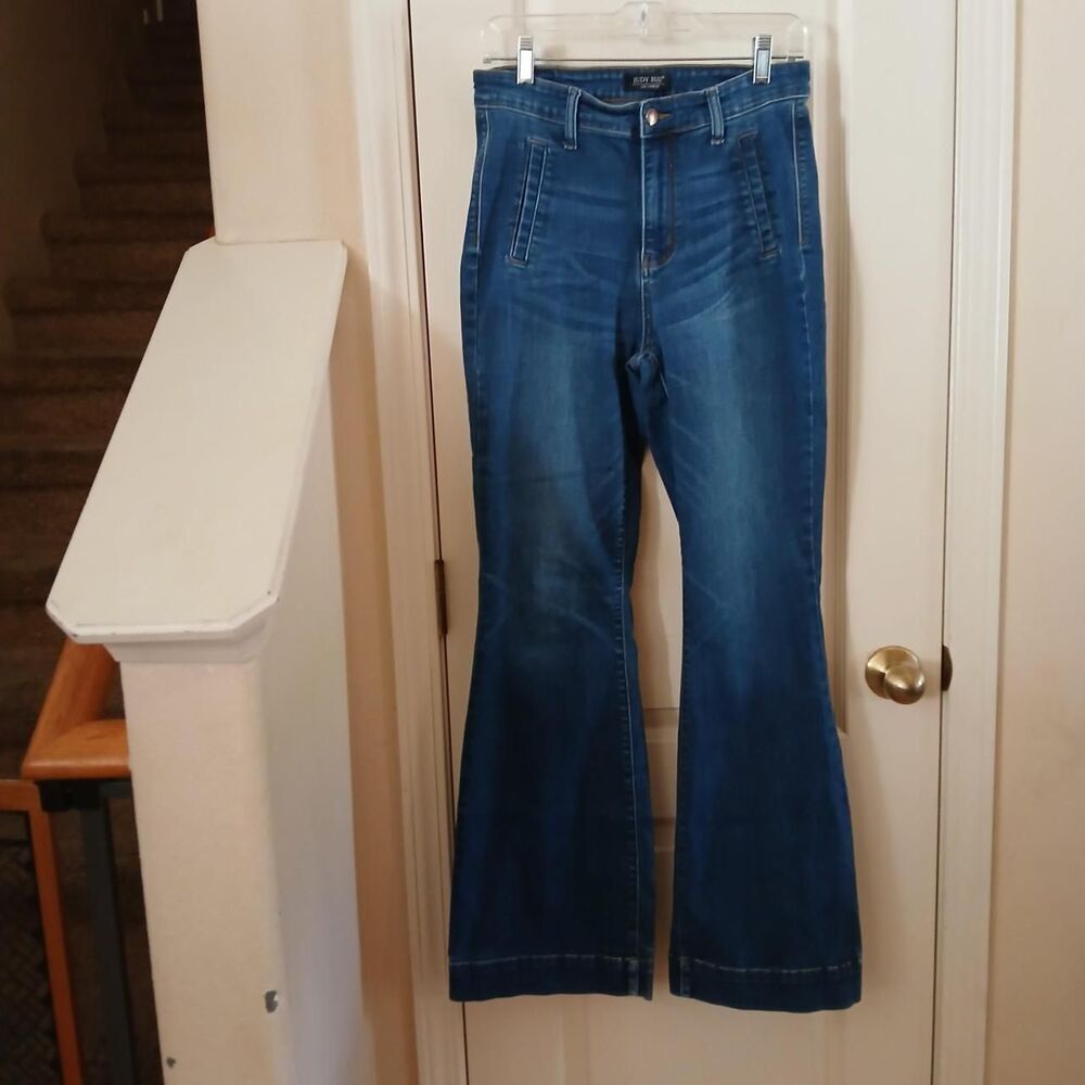 Judy Blue High Rise Stretch Flare Bell Bottom Jean Size 9/29 Style JB82196DK
